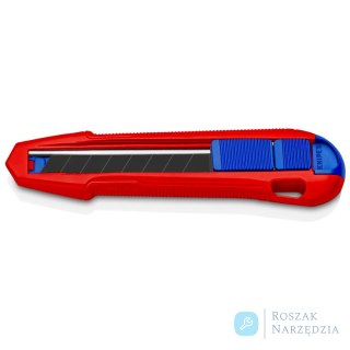 KNIPEX CutiX® 90 10 165 BK Nóż z odłamywanym ostrzem KNIPEX