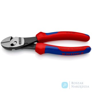 KNIPEX TwinForce® 73 72 180 BK Szczypce tnące boczne o dużej wytrzymałości KNIPEX