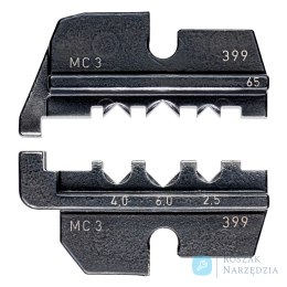 Matryca zagniatająca 97 49 65 Do złączy fotowoltaicznych MC 3 (Multi-Contact) KNIPEX
