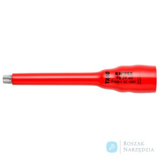 Nasadka sześciokątna (podwójny profil sześciokątny) 98 29 40 Do TX40 KNIPEX