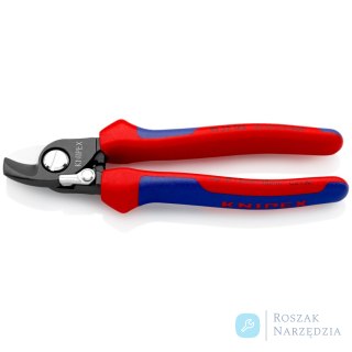 Nożyce do kabli 95 22 165 Ze sprężyną rozwierającą KNIPEX