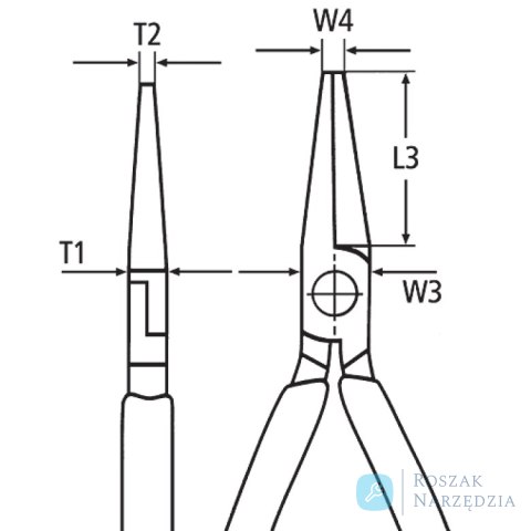 Szczypce dla mechaników 38 41 190 KNIPEX