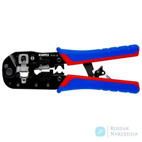 Szczypce do zagniatania złączy typu Western RJ45 97 51 13 KNIPEX