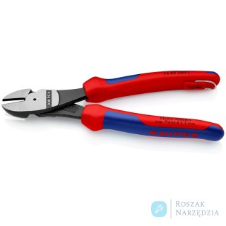 Szczypce tnące boczne o zwiększonym przełożeniu 74 02 200 T KNIPEX