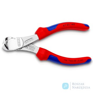 Szczypce tnące czołowe o zwiększonym przełożeniu 67 05 140 KNIPEX