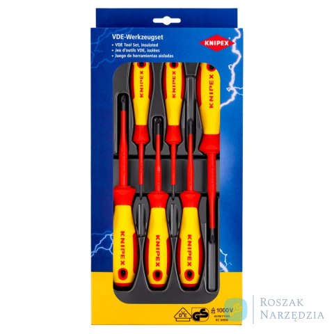 Zestaw wkrętaków VDE 00 20 12 V03 Phillips® / Pozidriv® KNIPEX