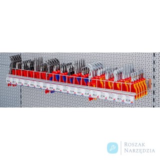 Ekspozytor ścienny 00 19 34 7 Dla 18 modeli po 6 sztuk szczypiec KNIPEX