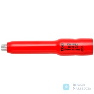 Nasadka sześciokątna (podwójny profil sześciokątny) 98 29 45 Do TX45 KNIPEX
