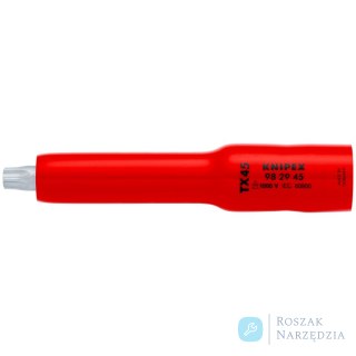 Nasadka sześciokątna (podwójny profil sześciokątny) 98 29 45 Do TX45 KNIPEX