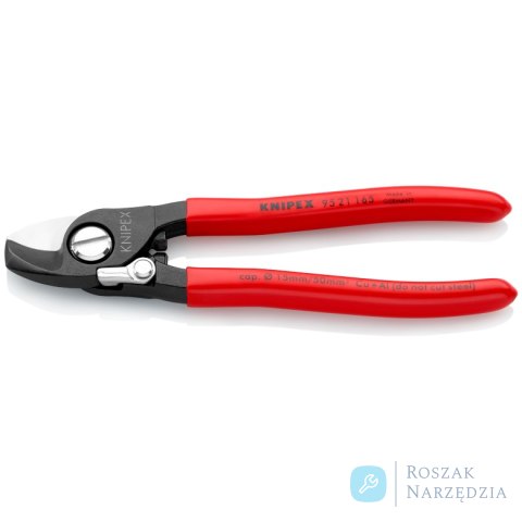 Nożyce do kabli 95 21 165 Ze sprężyną rozwierającą KNIPEX