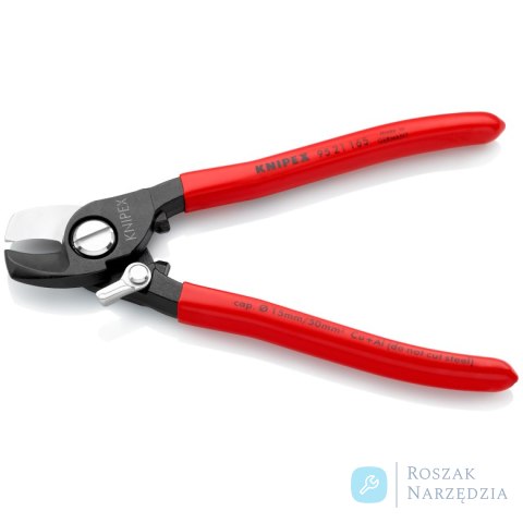 Nożyce do kabli 95 21 165 Ze sprężyną rozwierającą KNIPEX