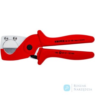 Obcinak do rur z tworzywa sztucznego i kompozytowych 90 25 185 KNIPEX