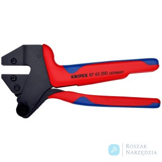 Szczypce do zagniatania typu Crimp System 97 43 200 A Do wymiennych matryc zagniatających KNIPEX