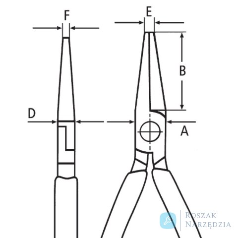 Szczypce precyzyjne dla elektroników 34 42 130 KNIPEX