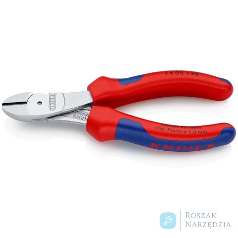 Szczypce tnące boczne o zwiększonym przełożeniu 74 05 140 KNIPEX