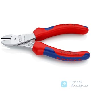 Szczypce tnące boczne o zwiększonym przełożeniu 74 05 140 KNIPEX