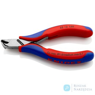 Szczypce tnące kątowe dla elektroników 62 12 120 KNIPEX