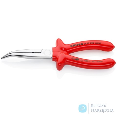 Szczypce tnące półokrągłe 26 27 200 (wydłużone typu „bociani dziób") KNIPEX Szczypce tnące półokrągłe 26 27 200 (wydłużone typu „bociani dziób") KNIPEX