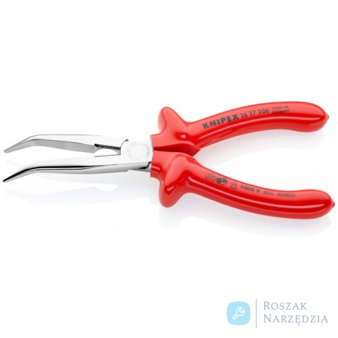 Szczypce tnące półokrągłe 26 27 200 (wydłużone typu „bociani dziób") KNIPEX Szczypce tnące półokrągłe 26 27 200 (wydłużone typu „bociani dziób") KNIPEX