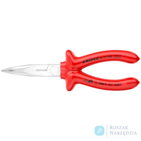 Szczypce tnące półokrągłe 26 27 200 (wydłużone typu „bociani dziób") KNIPEX Szczypce tnące półokrągłe 26 27 200 (wydłużone typu „bociani dziób") KNIPEX