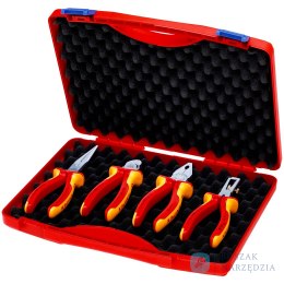 Walizka narzędziowa RED Electro Set 1 dla elektryków 00 20 15 4 części KNIPEX