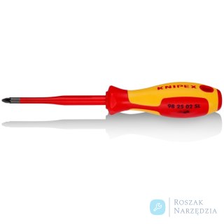 Wkrętak (Slim) do śrub z gniazdem krzyżowym 98 25 02 SL Pozidriv® KNIPEX