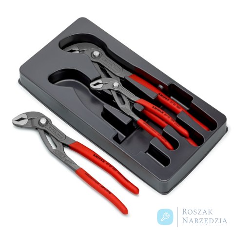 Zestaw szczypiec KNIPEX Cobra® 00 20 09 V02 1 x 87 01 150, 1 x 87 01 250, 1 x 87 01 300 KNIPEX