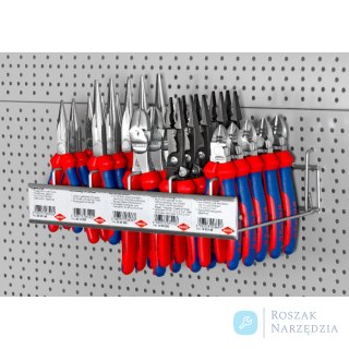 Ekspozytor ścienny 00 19 32 Dla 3 modeli po 6 sztuk szczypiec KNIPEX