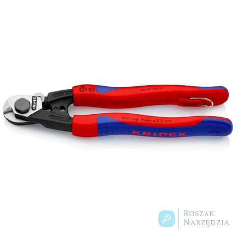 Nożyce do lin stalowych 95 62 190 T Kute KNIPEX