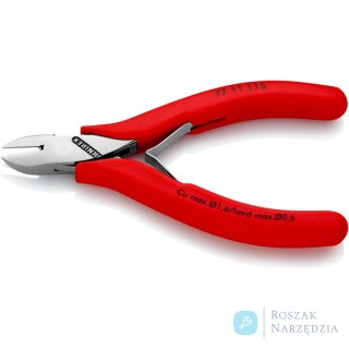 Szczypce tnące boczne dla elektroników 77 11 115 KNIPEX