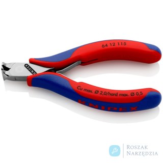 Szczypce tnące czołowe dla elektroników 64 12 115 KNIPEX