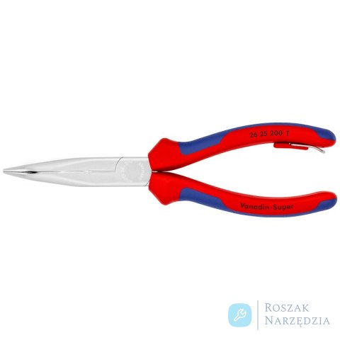 Szczypce tnące półokrągłe 26 25 200 T (wydłużone typu „bociani dziób") KNIPEX Szczypce tnące półokrągłe 26 25 200 T (wydłużone typu „bociani dziób") KNIPEX