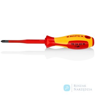 Wkrętak (Slim) do śrub z gniazdem krzyżowym 98 24 02 SL Phillips® KNIPEX