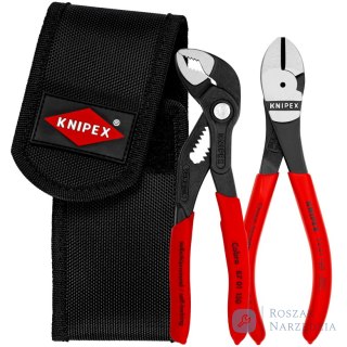 Zestaw szczypiec mini 00 20 72 V02 W etui na pasek 1 x 87 01 150, 1 x 74 01 160 KNIPEX