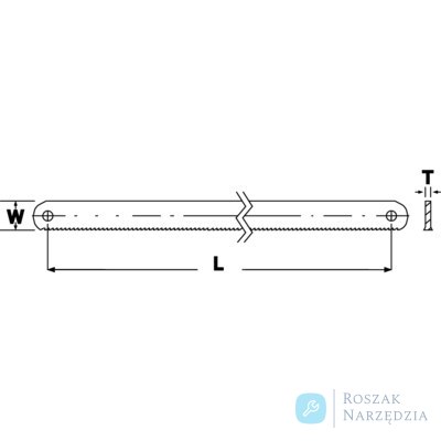 Brzeszczot maszynowy bimetaliczny Sandflex 500x45x2.25 mm 6 Z/Cal BAHCO