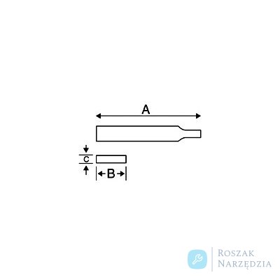 Pilnik ręczny wygładzający bez rękojeści 140 mm zgrubny BAHCO (10 szt.)