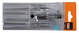 Pilnik iglak 140 mm, Zęby: 38/cm, Typ nacięcia: 2, zestaw 6 sztuk, w pokrowcu BAHCO
