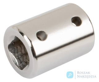 Adapter żeński na żeński 1/4" z dwoma otworami do gniazda czworokątnego BAHCO