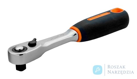 Grzechotka dwukierunkowa 1/4", 72 zęby, 5° kąt, smukła i cienka głowica BAHCO Grzechotka dwukierunkowa 1/4", 72 zęby, 5° kąt, smukła i cienka głowica BAHCO