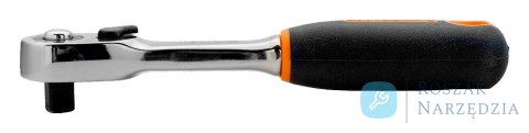 Grzechotka dwukierunkowa 1/4", 72 zęby, 5° kąt, smukła i cienka głowica BAHCO Grzechotka dwukierunkowa 1/4", 72 zęby, 5° kąt, smukła i cienka głowica BAHCO