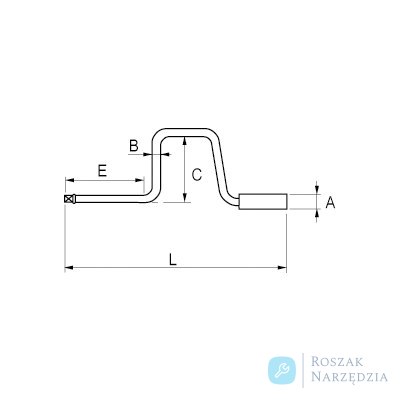 Pokrętło korbowe 1/2 cala BAHCO