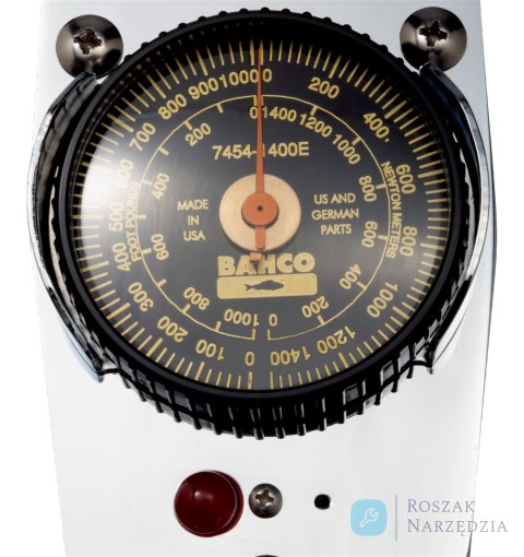 Klucz dynamometryczny zegarowy 3/4'', 0-600 lbf·ft, sygnał LED BAHCO