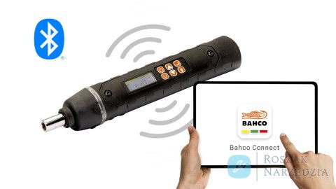 Wkrętak cyfrowy z Bluetooth 0,45 - 9 N.m z aplikacją Bahco Connect BAHCO