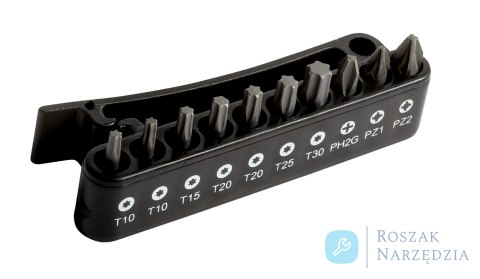 Zestaw wierteł do śrub 1/4" HEX PH/Pozidriv/TORX - 10 szt. BAHCO Zestaw wierteł do śrub 1/4" HEX PH/Pozidriv/TORX - 10 szt. BAHCO
