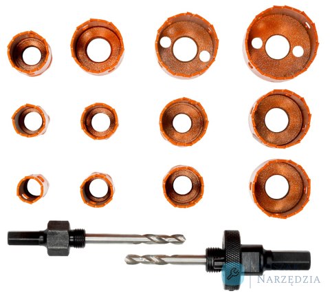 Zestaw otwornic bimetalicznych Sandflex 16 mm-44 mm - 14 szt. BAHCO