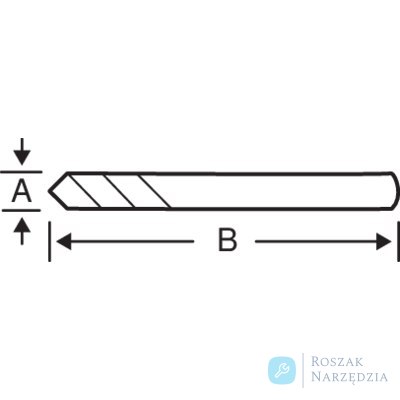 Wiertło prowadzące z końcówką węglikową 6.35 mm BAHCO