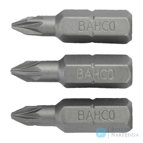 Bit 1/4" PZ0x25 mm, 3 szt. BAHCO