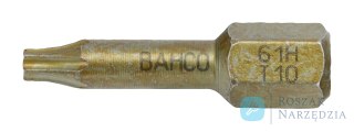 Bit utwardzony 1/4" Torsion do śrub TORX T10x25 mm, 10 szt. BAHCO