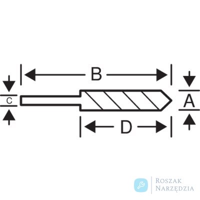 Wiertło kręte do drewna 3.0 mm BAHCO