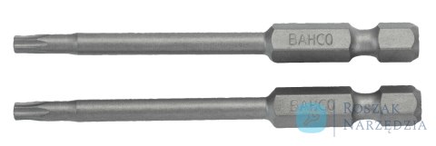 Bit 1/4" do śrub TORX, z otworem centrującym TR20x70 mm, 5 szt. BAHCO